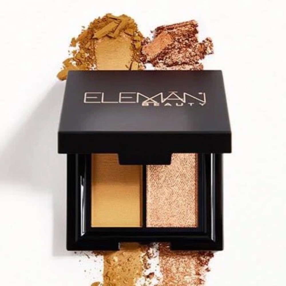 Ellen Man Beauty Eyeshadow Duo Palette NWT
